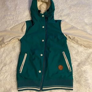 Holden Snowboard Jacket green and cream